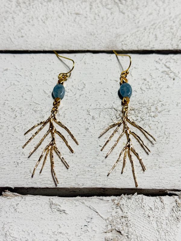 Pendientes rama azul