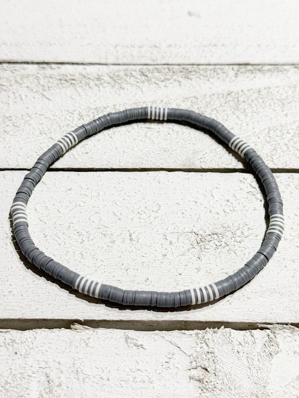 Gargantilla surf rayas gris