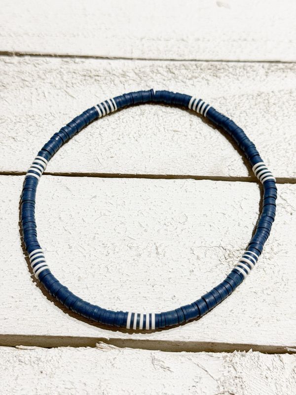 Gargantilla surf rayas azul marino