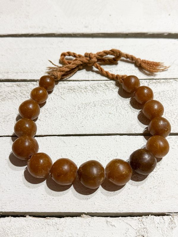 Gargantilla bolas caramelo