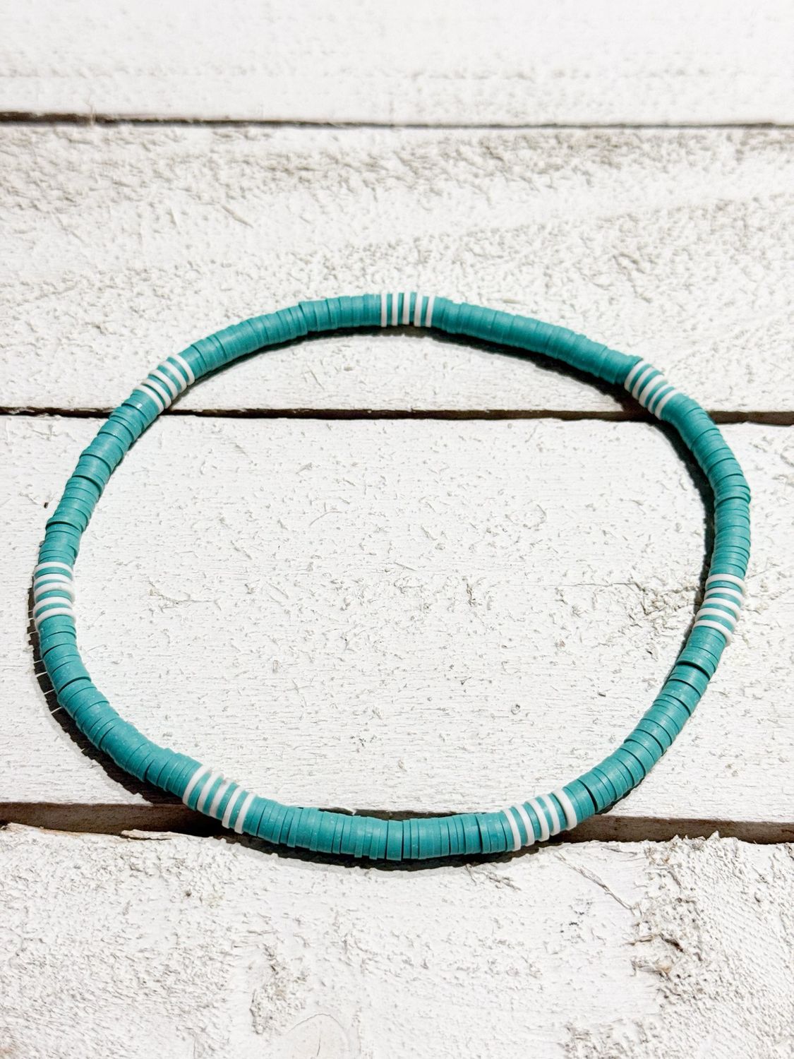 Gargantilla surf rayas turquesa