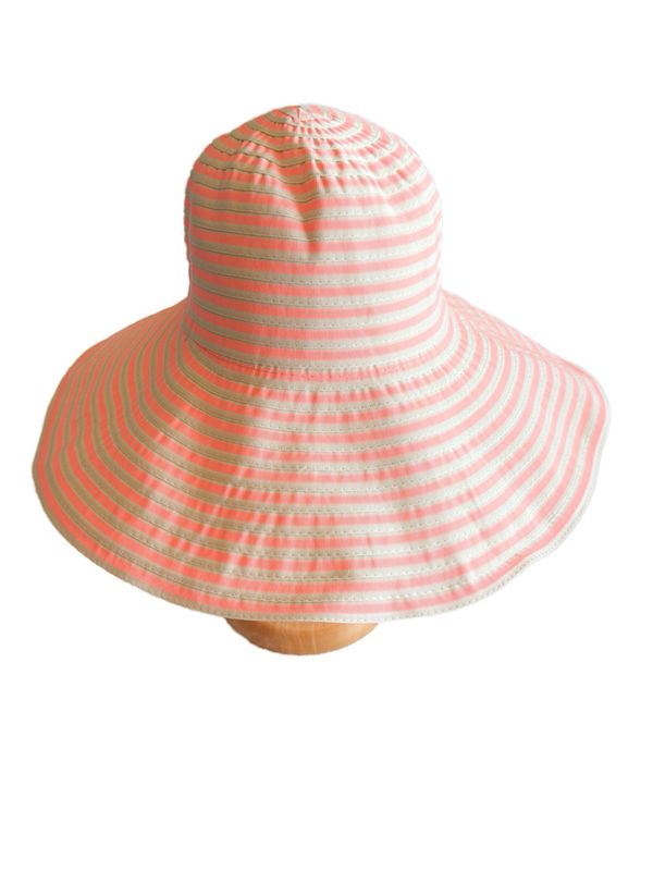 Sombrero rayas rosas