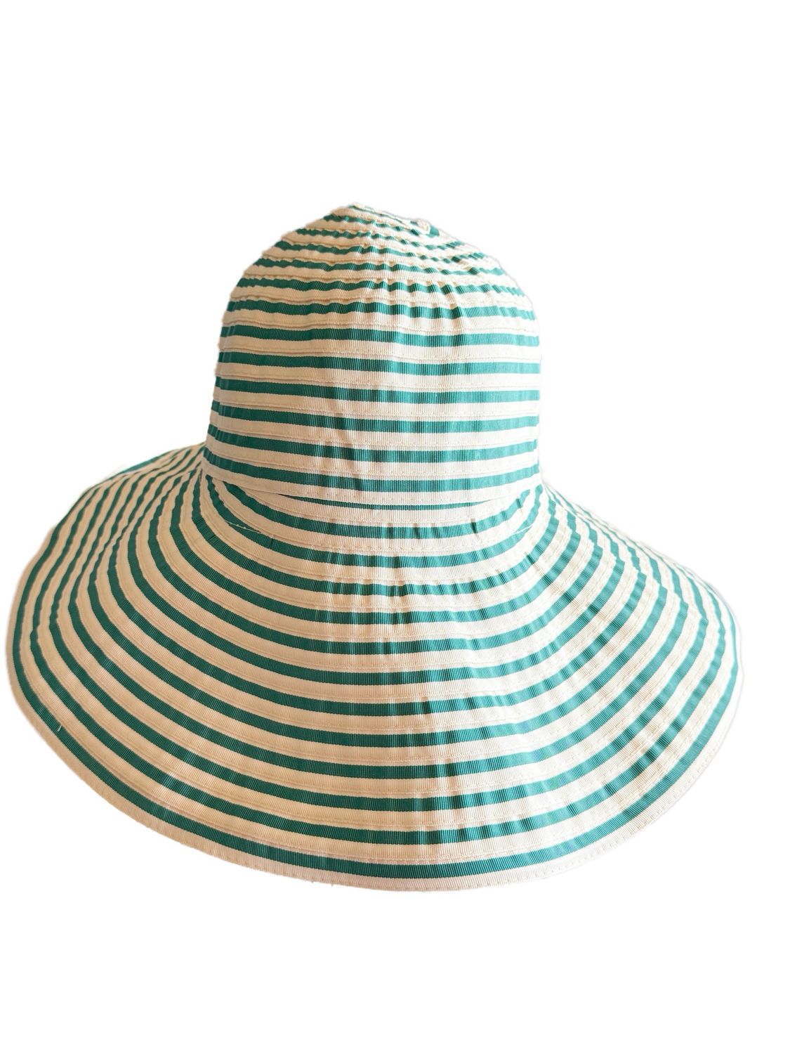 Sombrero rayas verdes