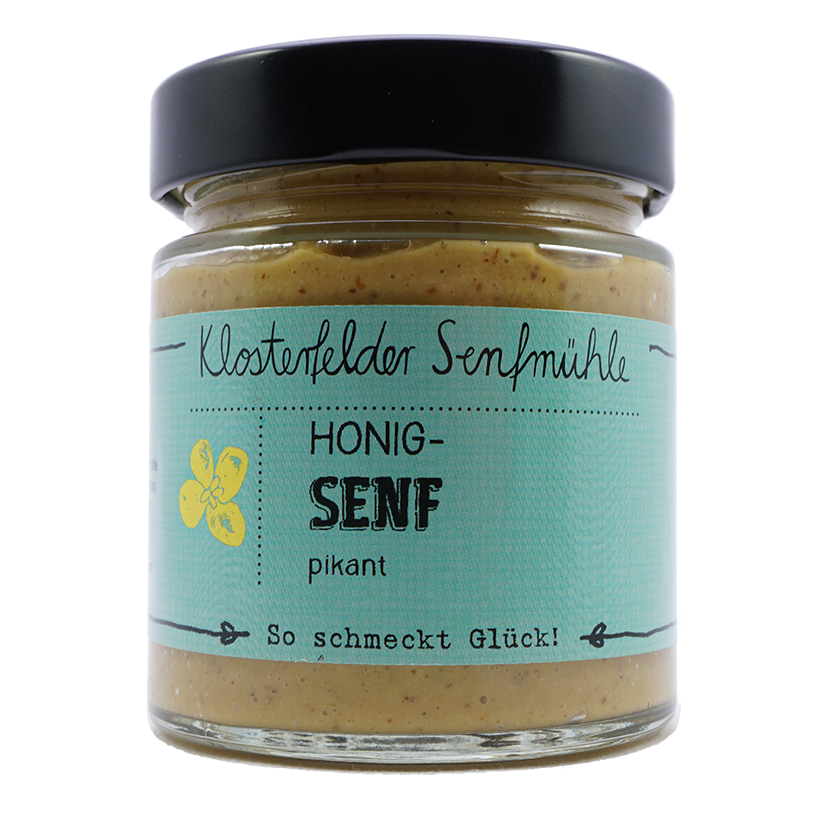 Honig Senf I pikant I 190 ml I Klosterfelder Senfmühle