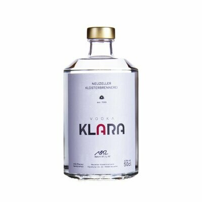 Vodka "Klara" I 43 % vol. I 500 ml I Neuzeller Klosterbrennerei