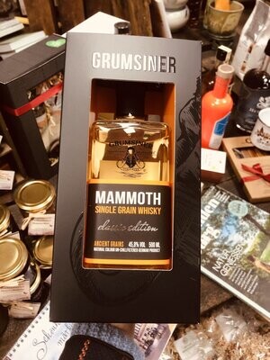 Mammoth Single Grain Whisky " I 45,8 % vol. I 0,5 l I Grumsiner Brennerei