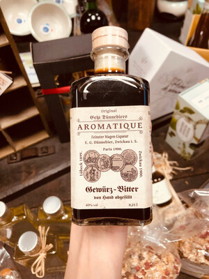 Aromatique Gewürz-Bitter I Magen-Liqueur I 40 % vol. I 250 ml I Echt Dünnebier