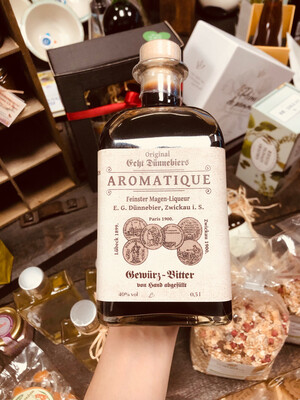 Aromatique Gewürz-Bitter I Magen-Liqueur I 40 % vol. I 500 ml I Echt Dünnebier