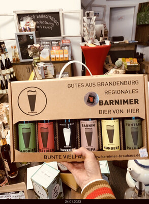 Six Pack “Gutes aus Brandenburg - Bunte Vielfalt” I 4,5 - 7,3 % vol. I 6x 330 ml I Barnimer Brauhaus 