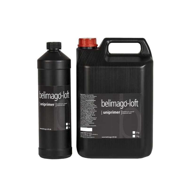 belimago-loft uniprimer, farblos, für saugende Untergründe, 5 kg belimago-loft uniprimer, farblos, für saugende Untergründe, 5 kg