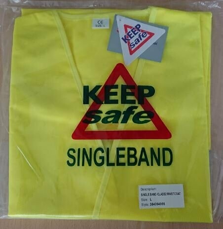 Yellow Hi-Visibility Waistcoat - Large