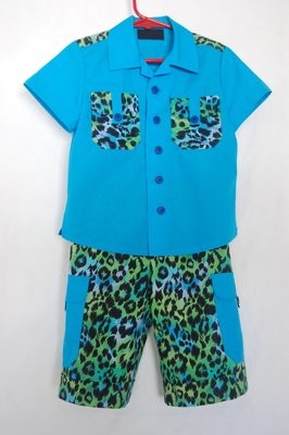 HANDCRAFTED - LEOPARD SUIT FOR BOYS 3 (THREE) YEARS