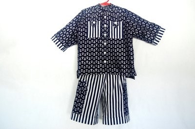 HANDCRAFTED - SAILOR SUIT FOR BOYS 3 (THREE) YEARS