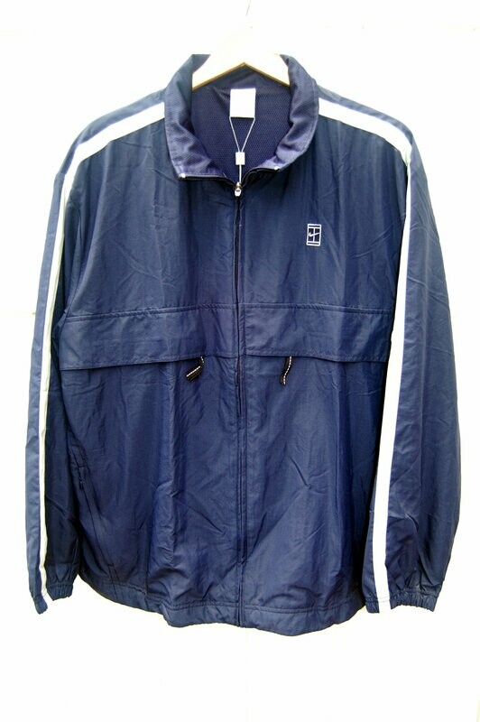 New Men's Nike Court Tennis Jacket BLUE in L - "LARGE"