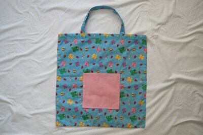 Handcrafted - Environmentally friendly Reusable 100% Cotton
SHOPPING BAG (GROCERIES) 
