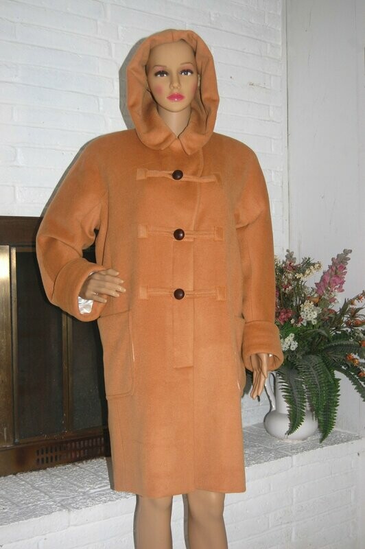 One of a kind - SPORTY WINTER COAT with WOOL SCARF