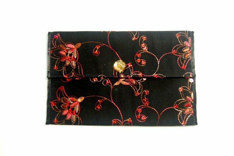 Mask PURSE for  1 up to 4 "FA" Face Masks Model "Sequins"