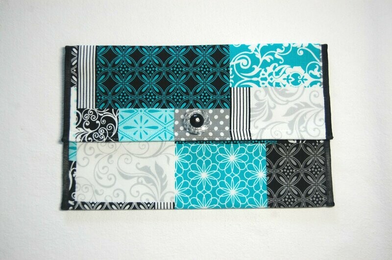 Mask PURSE for  1 up to 4 "FA" Face Masks Model "PATCHWORK"