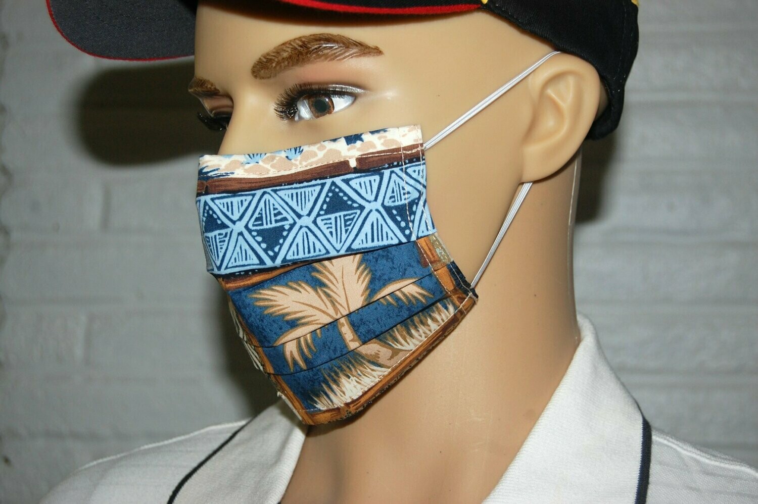 3 Layer Handcrafted - Environmentally friendly Reusable 100% Cotton Face Mask "SOUTH AMERICA"