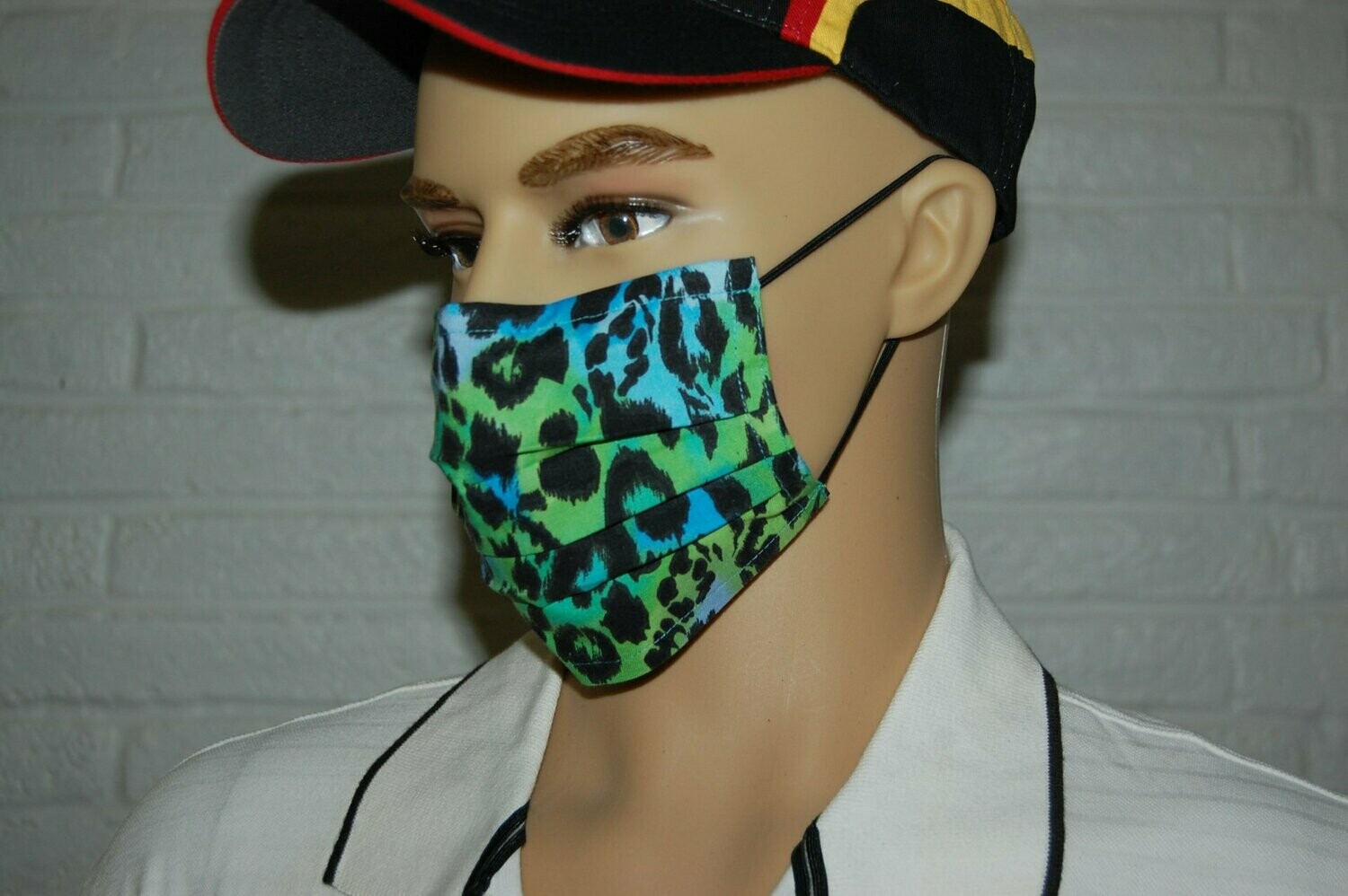 3 Layer Handcrafted - Environmentally friendly Reusable 100% Cotton Face Mask "LEOPARD"