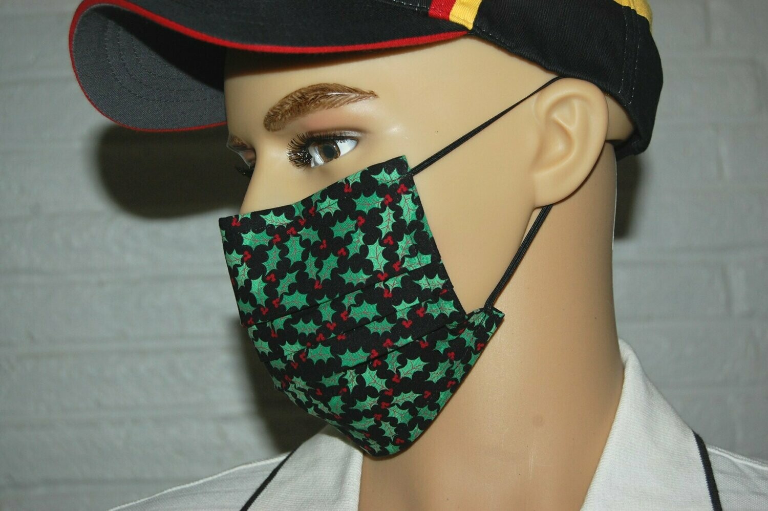 3 Layer Handcrafted - Environmentally friendly Reusable 100% Cotton Face Mask "Winter 3"