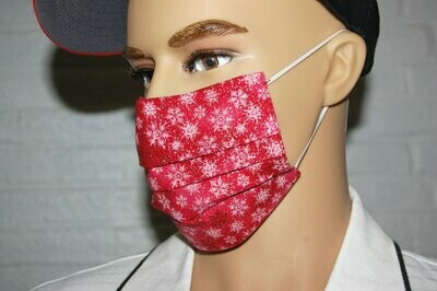 3 Layer Handcrafted - Environmentally friendly Reusable 100% Cotton Face Mask with glitter 