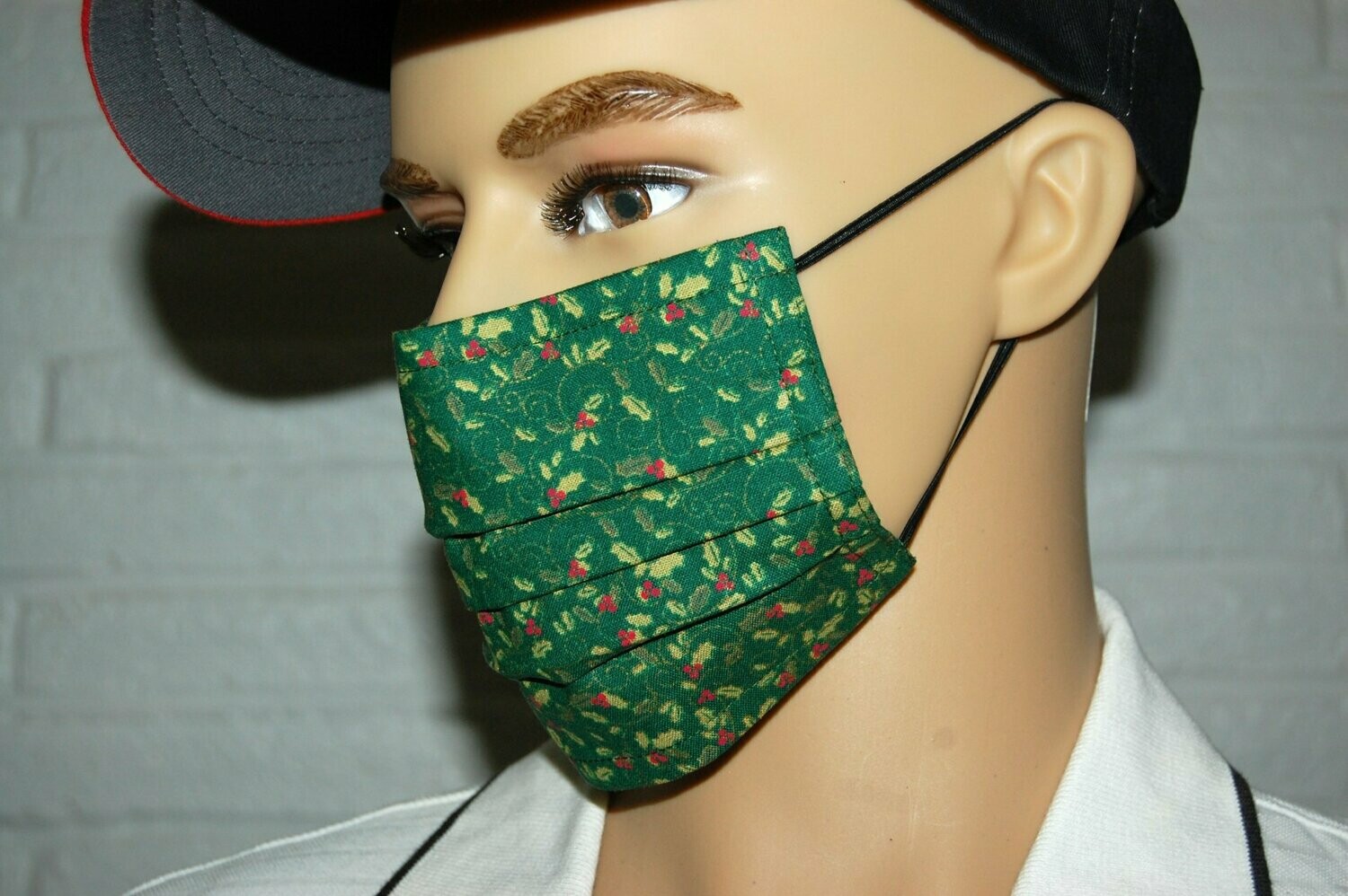 3 Layer Handcrafted - Environmentally friendly Reusable 100% Cotton Face Mask "Winter 6"