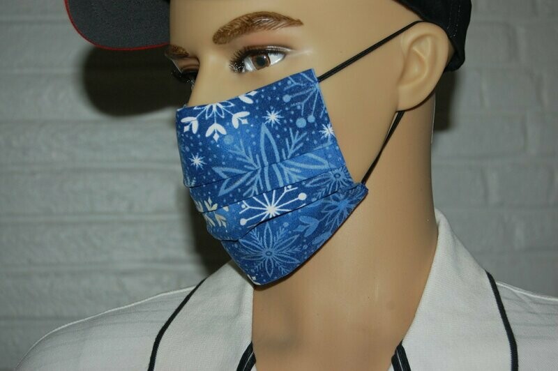 3 Layer Handcrafted - Environmentally friendly Reusable 100% Cotton Face Mask "Winter 24"
