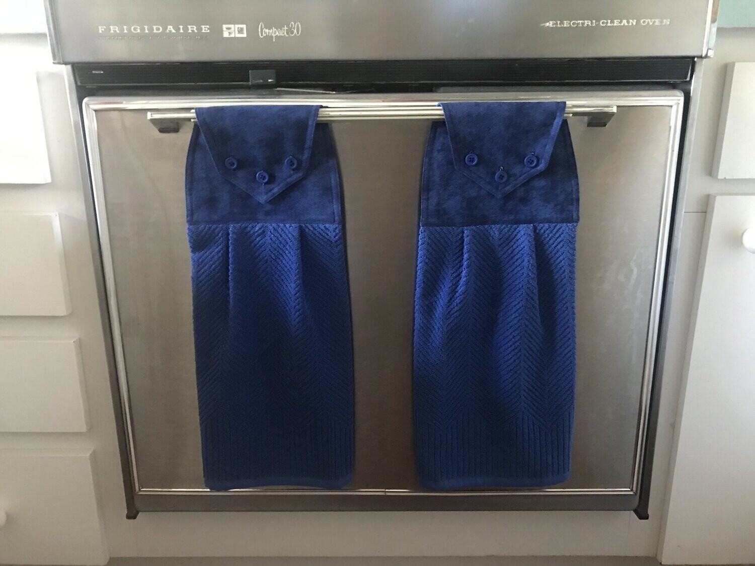 2 beautiful *BLUE deep sea* tie kitchen towel 2 beautiful *BLUE deep sea* tie kitchen towel
