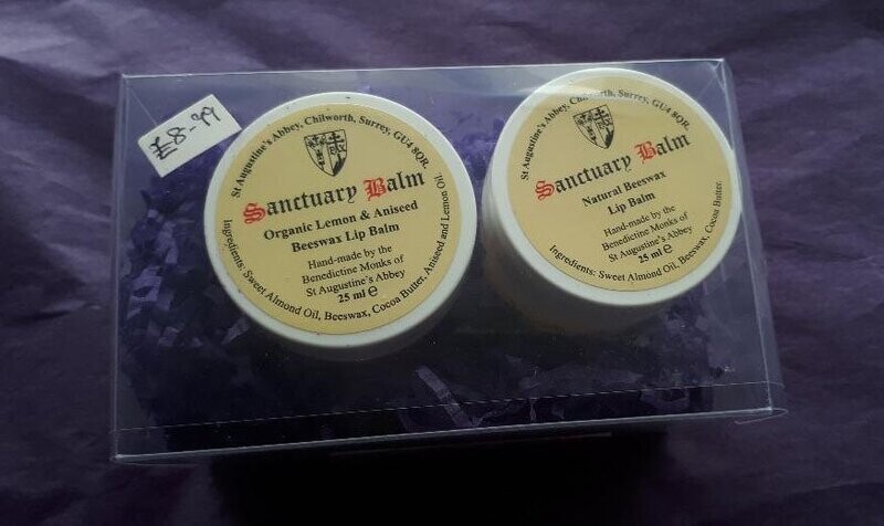 Lemon and Aniseed and Natural Beeswax  Lip Balm Set