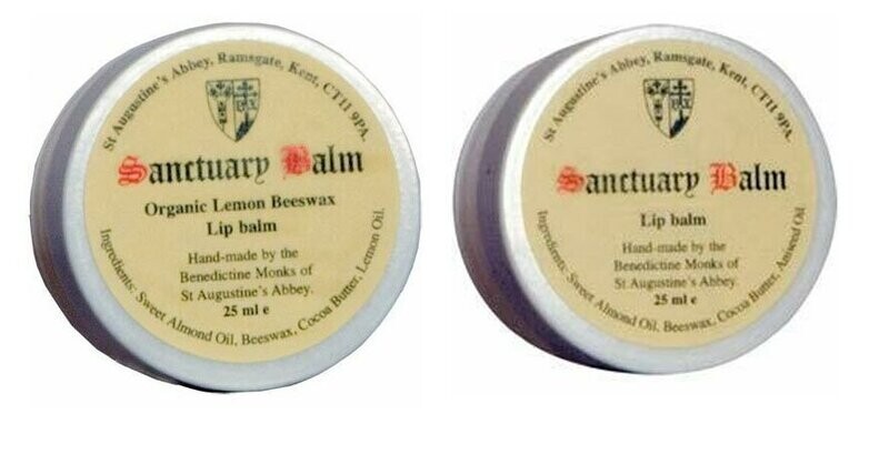 Lemon and Natural Beeswax   Lip Balm Set