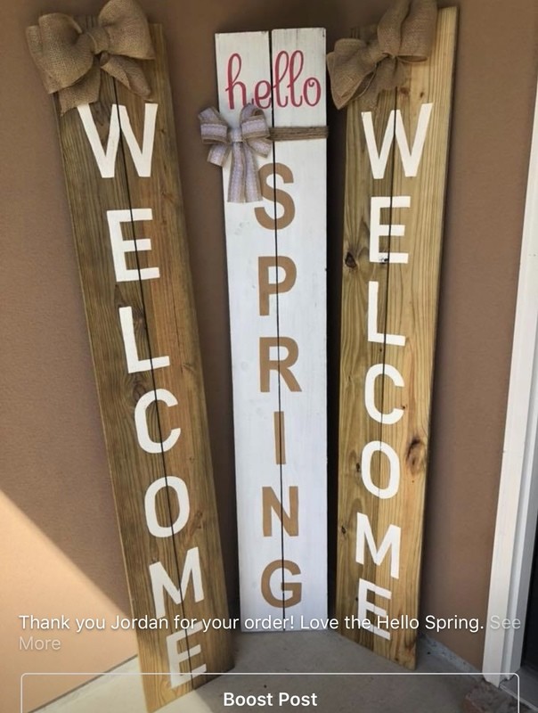 6ft Welcome Signs 