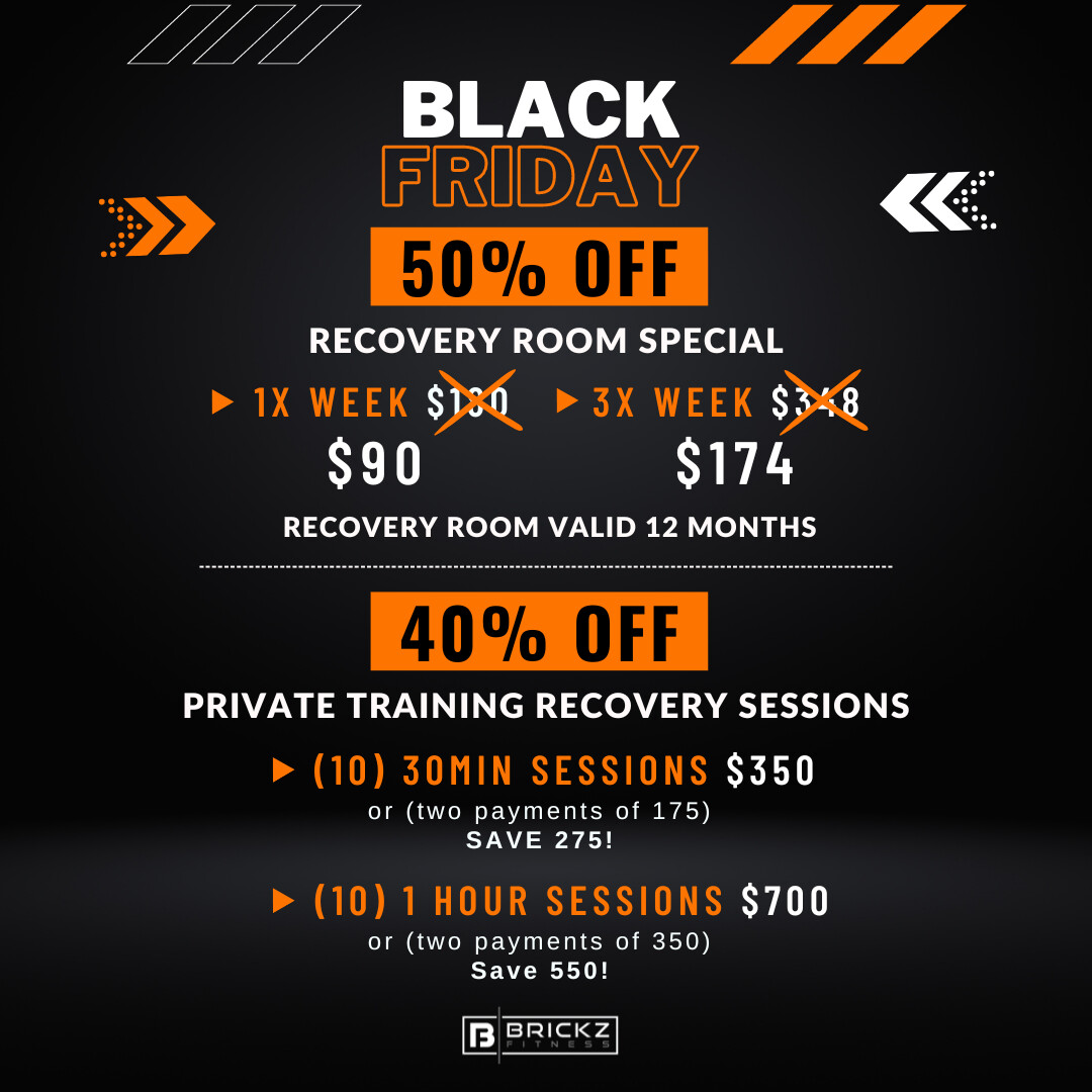 BLACK FRIDAY RECOVERY SPECIALS