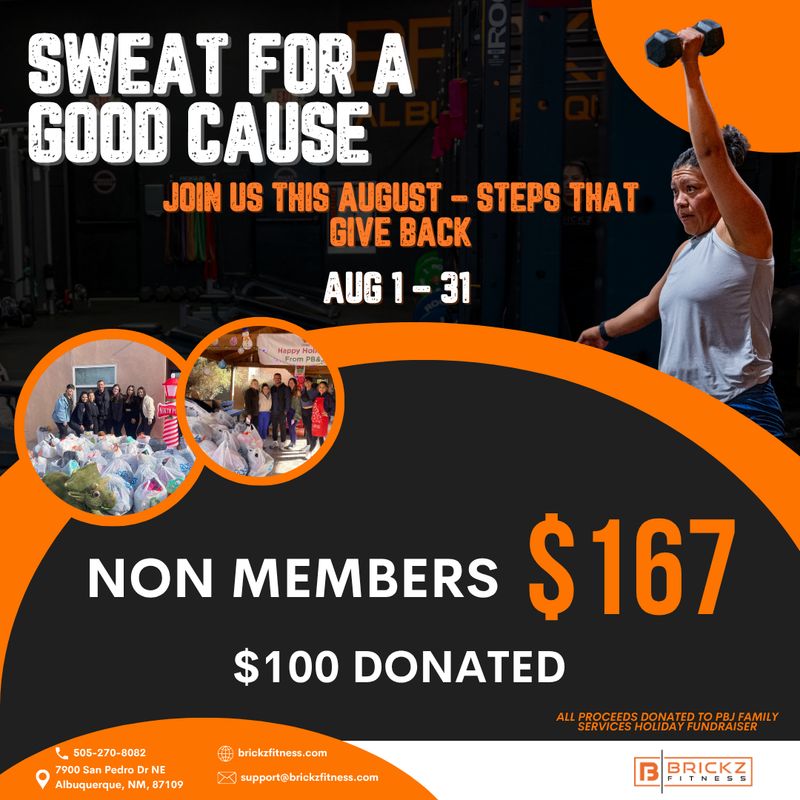 SWEAT for a Good CAUSE   - NON MEMBERS