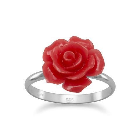 Glass Rose Ring