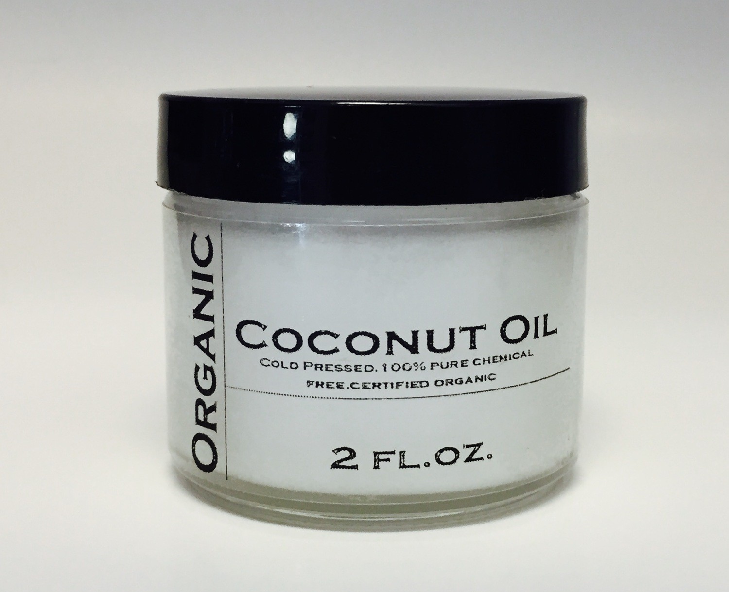 Organic Cold Pressed Coconut Oil - 2oz