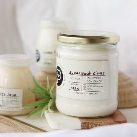 hand poured candles