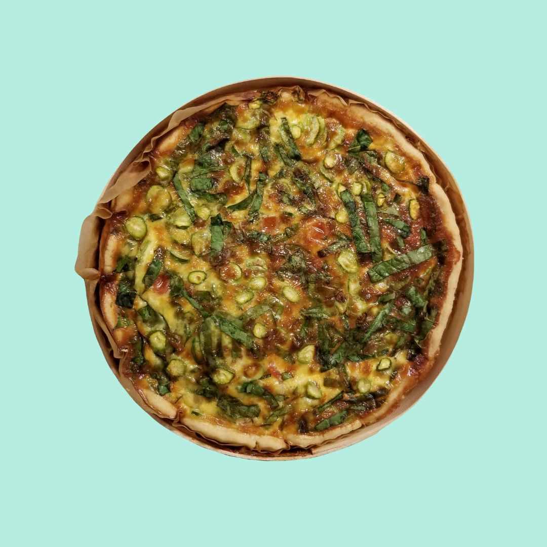 Quiche 8 - Tomato Spinach