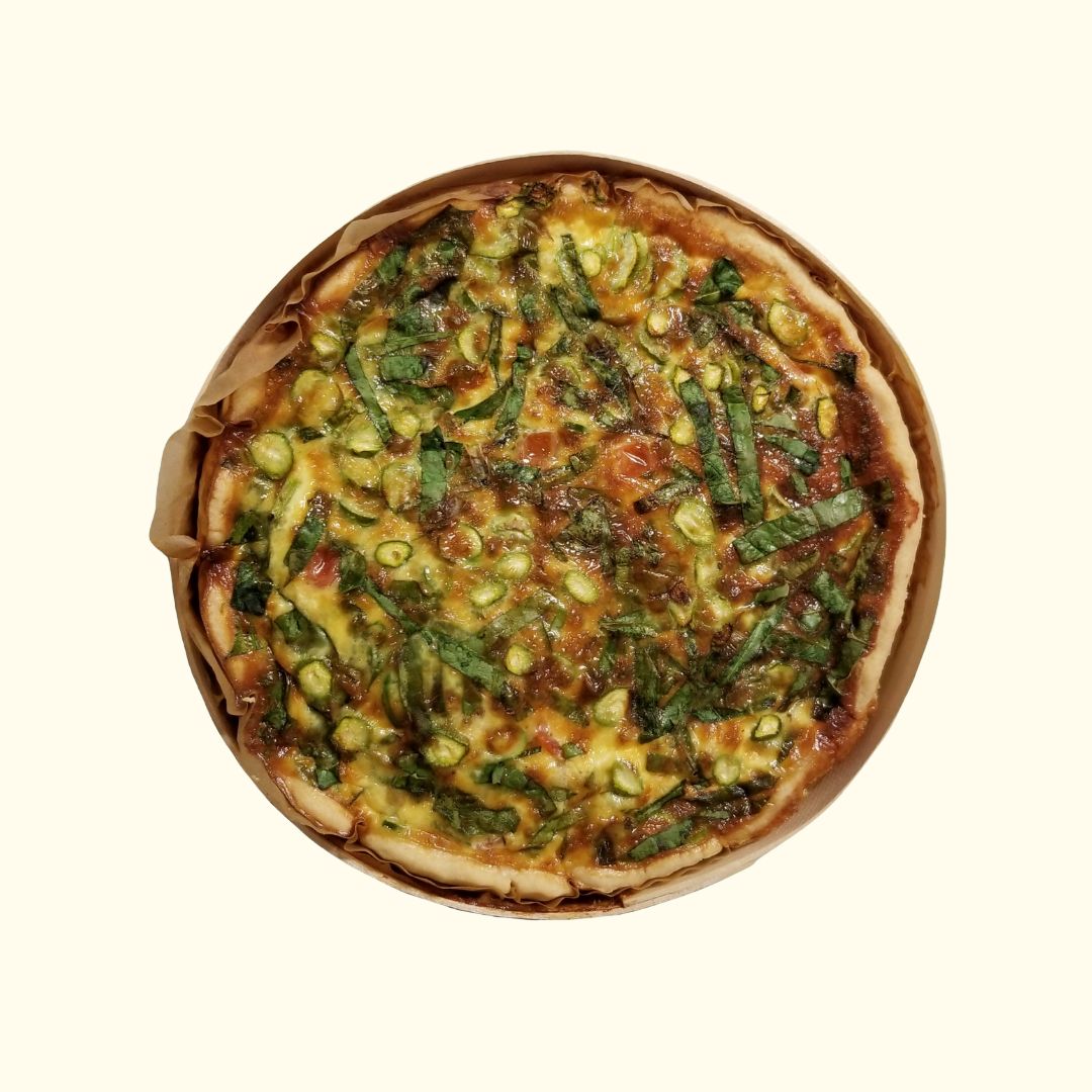 Quiche 8 - Tomato Spinach