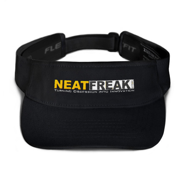*YELLOW LOGO*- EMBROIDERED FLEXFIT VISOR [4 Options]