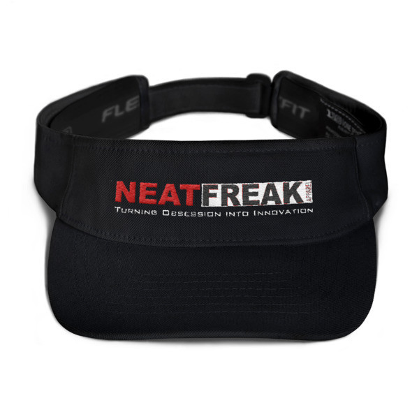 *RED LOGO*- EMBROIDERED FLEXFIT VISOR [2 Options]