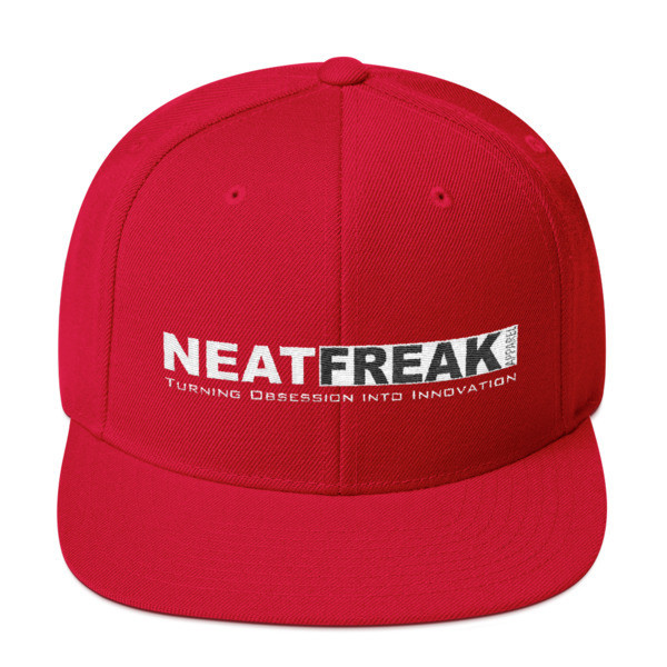 *WHITE LOGO*- SOLID CLASSIC FIT FLAT BRIM HAT [4 Color Options]