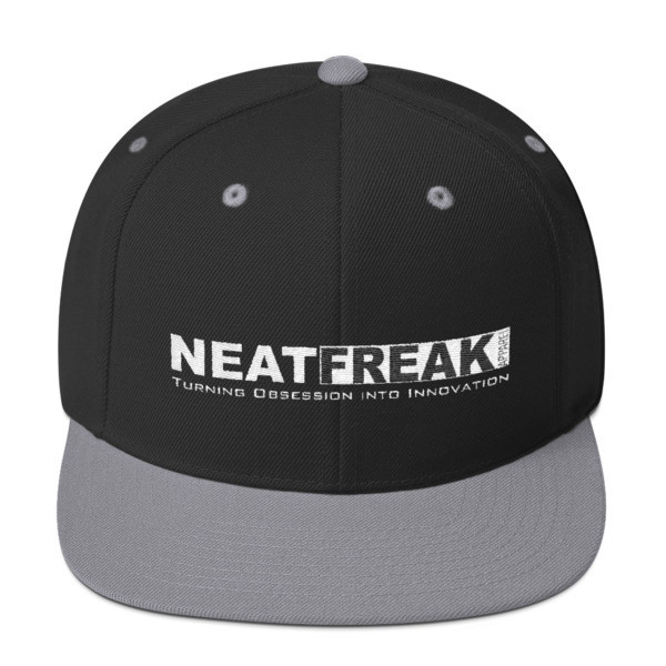 *WHITE LOGO*- 2 TONE CLASSIC FIT FLAT BRIM HAT [6 Color Options]