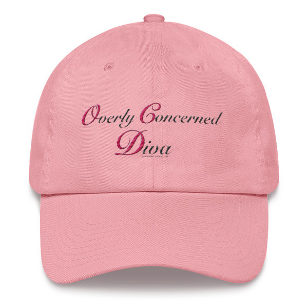 (OCD) "Overly Concerned Diva"/PNK &amp; BLK - LIGHT TWILL HAT [2 Color Options]