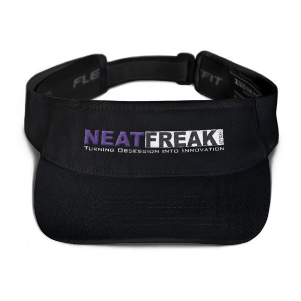 *PURPLE LOGO*- EMBROIDERED FLEXFIT VISOR [2 Options]