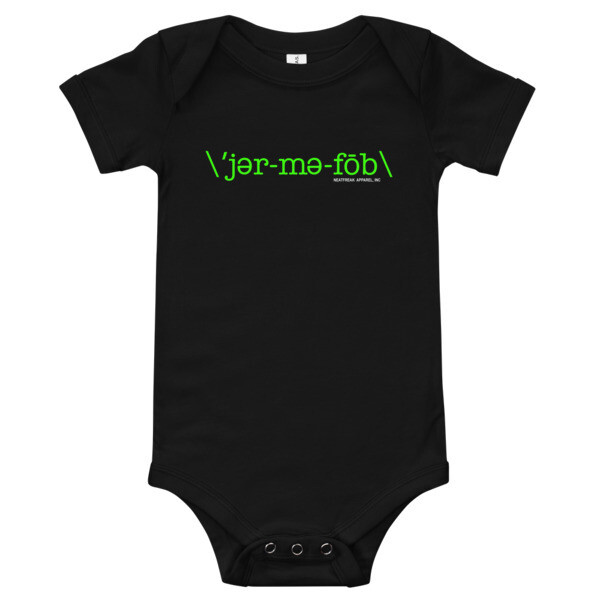 GERMAPHOBE *6 Mo.-24 Mo. - ONESIE [5 Color Options]
