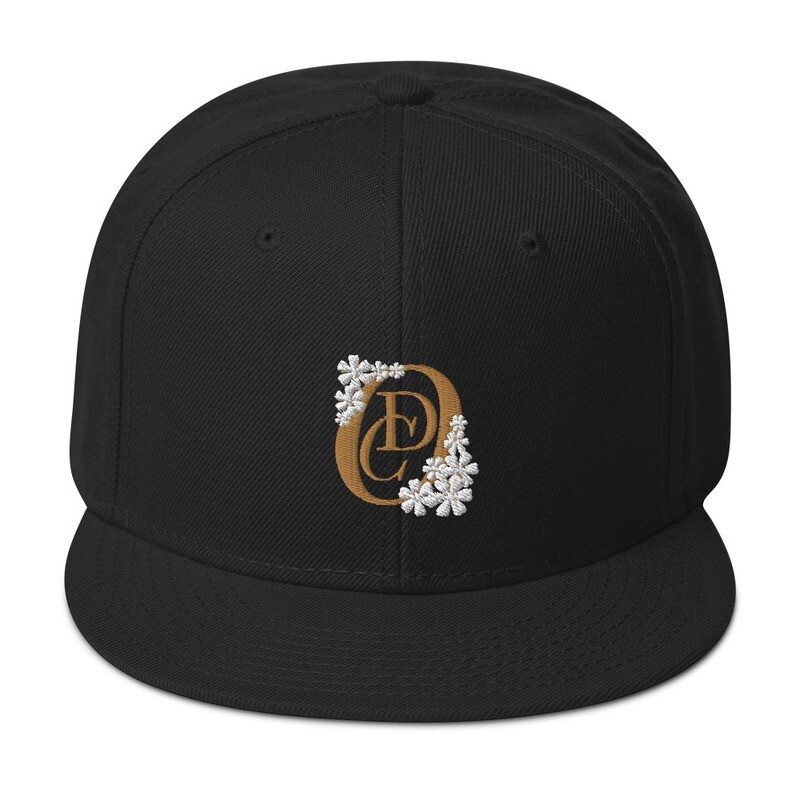 OCD Flower Logo- CLASSIC FIT FLAT BRIM HAT [3 Colors]