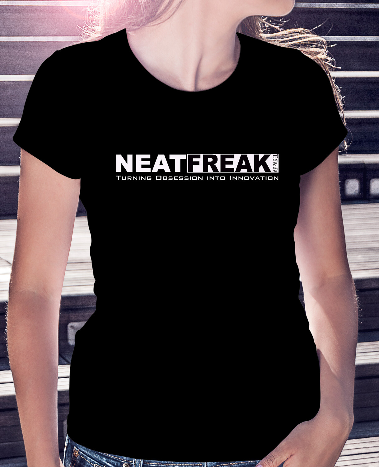 *WHITE LOGO* FASHION FIT WOMAN'S TEE [7 Color Options]