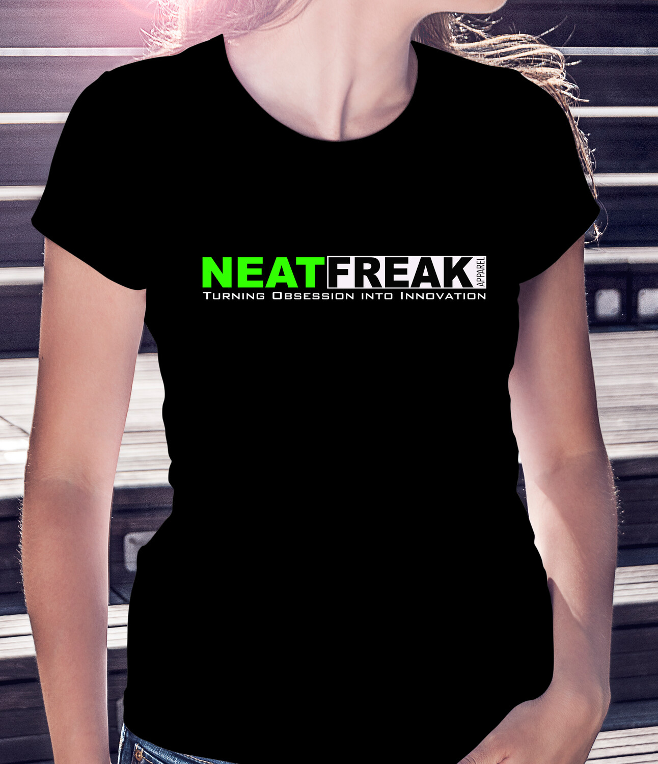 *GREEN LOGO* FASHION FIT WOMAN'S TEE [7 Color Options]