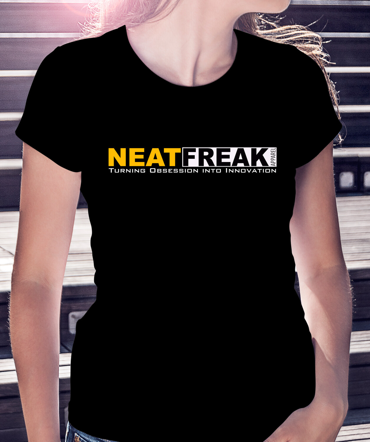 *YELLOW LOGO* FASHION FIT WOMAN'S TEE [7 Color Options]